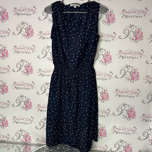 Catherine Malandrino Dresses & Skirts - Catherine malandrino dress dotted nautical navy blue red white polka dot cinch